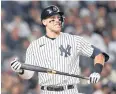  ?? AFP ?? Yankees slugger Aaron Judge hit 62 home runs last season.