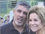  ?? Contribute­d photo ?? “Howard Stern Show” producer Gary Dell’Abate and “Today” show co-host Kathie Lee Gifford at the Greenwich Wine + Food Festival last weekend.