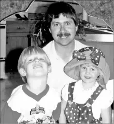  ?? — Submitted photo ?? Jerome Williams is shown with his nephew and niece, Spencer and Morganne, in 1995.