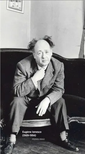  ?? FOURNOL/IMAGO ?? Eugène Ionesco (1909-1994)