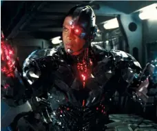  ??  ?? Adding value: Victor Stone/cyborg (played by Ray Fisher) gets his emotional arc fully restored in Zack Synder’s director’s cut of Justice League.