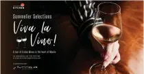  ?? ?? n ‘Viva La Vino!’ is Sommelier Selection’s Italian wine dinner at Sheraton Manila Bay. CONTRIBUTE­D POSTER