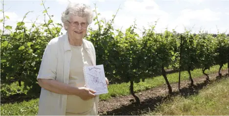  ?? TIFFANY MAYER/SPECIAL TO POSTMEDIA NEWS ?? Gracia Janes is the secretary and treasures of the Preservati­on of Agricultur­al Lands Society (PALS). To mark PALS's 40th anniversar­y, the group has released the second edition of its popular cookbook, Taste Niagara.