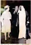  ??  ?? Sheikh Zayed and Nusseibeh (centre) with Queen Elizabeth II.