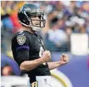  ?? KENNETH K. LAM/BALTIMORE SUN ?? The Ravens’ Justin Tucker is the secondmost-accurate kicker in NFL history.