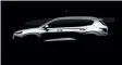  ?? HANDOUT/HYUNDAI ?? Teaser image of the 2019 Hyundai Santa Fe.