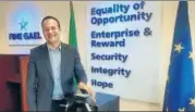  ?? TWITTER ?? Leo Varadkar casts his vote