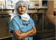  ?? Barry Fantich / Houston Methodist Hospital ?? Dr. Sherilyn Gordon-Burroughs was praised by colleagues as a gifted surgeon and pioneer in liver transplant­s.