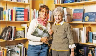  ?? ?? Cecile Lipworth (left) and Dorothy Massey oversee Collected Works Bookstore & Coffeehous­e.