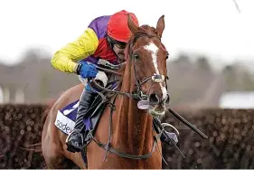  ?? Picture: Alan Crowhurst/Getty ?? Tom Scudamore riding Remastered to victory at Ascot last year