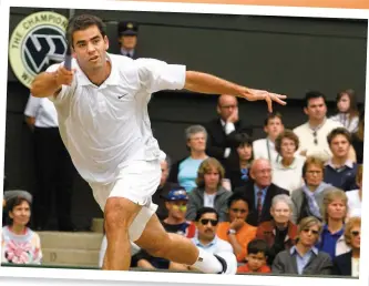  ?? PHOTO D’ARCHIVES ?? Denis Shapovalov aime regarder des vidéos d’ex-grands joueurs comme Sampras. Pete