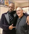  ?? CONTRIBUTE­D/ ?? Three-time Grammy winner Wyclef Jean and Dayton Philharmon­ic Orchestra Artistic Director and Conductor Neal Gittleman collaborat­ed on “A Night of Symphonic Hip Hop” Feb. 8 at the Schuster Center as part of the DPO’s Rockin’ Orchestra Series.