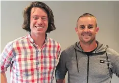  ?? PHOTO COURTESY OF REGINA’S MATT DUGUID ?? Matt Duguid, left, from Regina, met Matt Duguid from Plimmerton,
New Zealand, after becoming friends through Facebook. They met in New Zealand in January 2017.