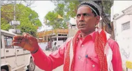  ?? DEEPAK GUPTA/HT ?? Iqbal Ansari, a former litigant in the Ayodhya land dispute case, had also attended the foundation laying ceremony of the Ram Temple in Ayodhya on August 5.