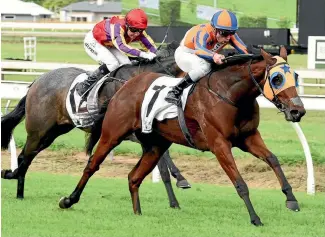 ?? PHOTO: RACE IMAGES ?? Melody Belle took out the Manawatu Sires Produce Stakes on her way to becoming last season’s champion two-year-old.