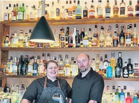  ?? ?? MOOR OF RANNOCH: Steph and Scott Meikle say 70% of their bookings have cancelled because of the rail strikes.