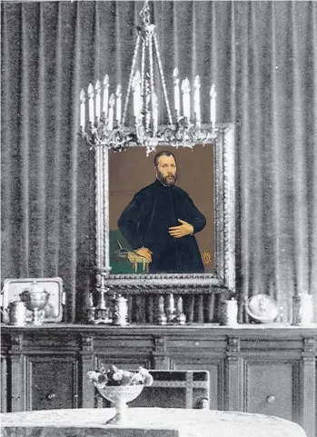 ?? ?? In der Wohnung von Julius und Camilla Priester hing bis 1938 El Grecos Bildnis eines Edelmannes. 2015 wurde das Bild restituier­t, es wird nun in London versteiger­t.