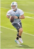  ?? STEVE MITCHELL, USA TODAY SPORTS ?? Dolphins quarterbac­k Ryan Tannehill says he feels 100% after a knee injury cut short his 2016 season.