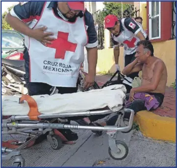  ??  ?? El hombre dijo que después de salir del hospital irá a levantar su demanda