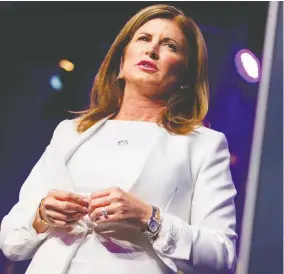  ?? GEOFF ROBINS / AFP / GETTY IMAGES FILES ?? Rona Ambrose, the highly respected former interim leader, announced Wednesday
that she was declining to run in the Conservati­ve Party leadership race.