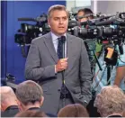  ?? EVAN VUCCI/AP ?? Jim Acosta became part of the news at a White House press briefing last week.