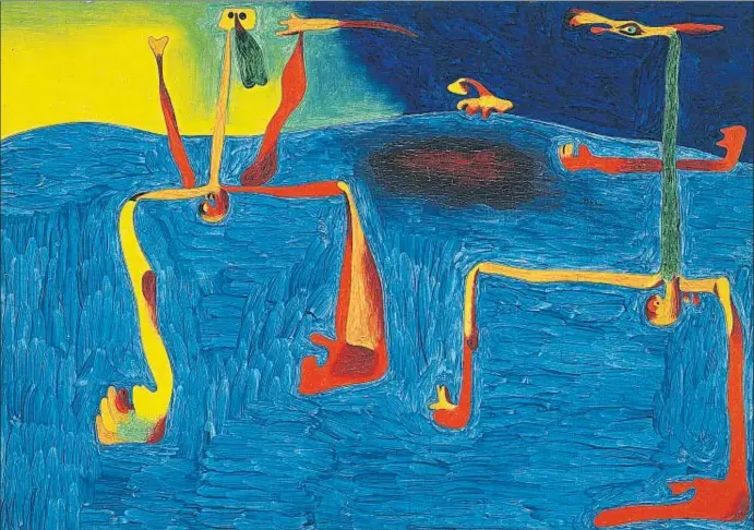  ??  ?? Els dos filòsofs, obra de Joan Miró (1936)