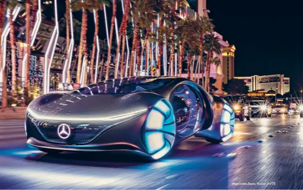  ??  ?? Mercedes-Benz Vision AVTR