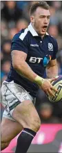  ??  ?? LANDMARK: It’s a 50th cap for Stuart Hogg today