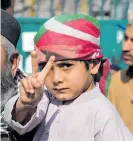  ?? Photo / AP ?? Supporters of imprisoned former Pakistan Prime Minister Imran Khan protest in Lahore.