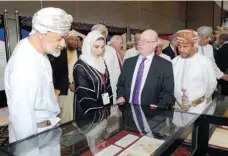  ??  ?? HH Sayyid Haitham at the Internatio­nal Conference on Omani-british Relations.