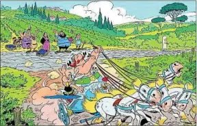  ??  ?? Astérix et Obélix à l’assaut de l’Italie, et de ses Italiennes, dès le 19 octobre.