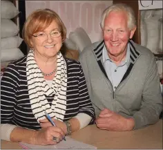  ??  ?? Irene and John Nolan have been in business for 41 years in Gorey.