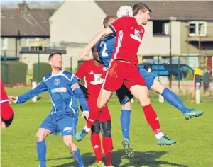  ??  ?? Broughty Athletic can take positives from their defeat by Bo’ness.