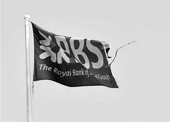  ??  ?? A flag flies above the head office of RBS in St Andrew Square in Edinburgh, Scotland, Britain. — Reuters photo