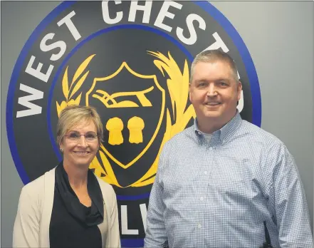  ?? SUBMITTED PHOTO ?? West Chester Mayor Dianne Herrin and Police Chief Jim Morehead.