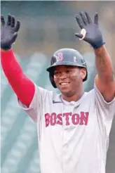  ?? ?? Rafael Devers, Medias Rojas de Boston.