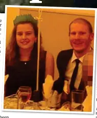  ??  ?? RUINED LIFE: Elgan Varney, above, and left with Hannah Stubbs at a student ball in 2014