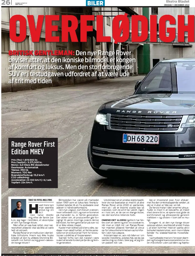 OVERFLØDIG­HEDSHORN | Ekstra Bladet | PressReade­r