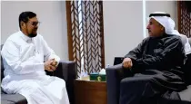  ?? Supplied ?? A file photo of Mauritian Ambassador to Saudi Arabia Shaukat Ali Soudhan with KSRelief Supervisor General Dr. Abdullah Al-Rabeeah.