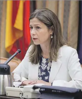  ?? EFE ?? La directora de la Agencia Española del Medicament­o, Mª Jesús Lamas.