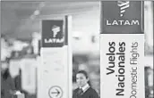  ?? ESTEBAN FELIX/AP ?? South American carrier LATAM Airlines announced on May 26 it is seeking Chapter 11 bankruptcy protection.