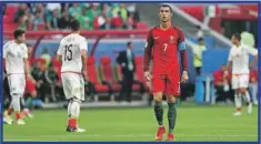  ??  ?? Cristiano Ronaldo, ayer en el juego contra México