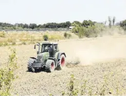  ?? EL PERIÓDICO ?? Imagen de archivo de un agricultor labrando su campo.