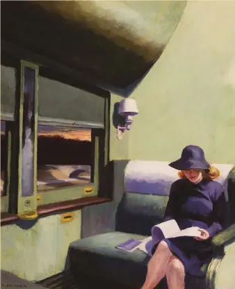  ?? ?? Edward Hopper. «Compartmen­t C, Car 293», 1938, New York, Collection of the IBM Corporatio­n
COLLECTION IBM CORPORATIO­N - ARMONK