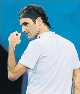  ?? FOTO: EFE ?? Federer parte como favorito; si se lleva el triunfo, un pinchazo de Nadal le daría el nº1