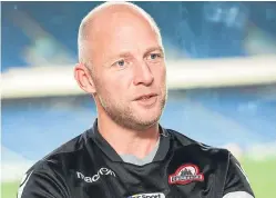  ?? Picture: SNS. ?? Edinburgh’s caretaker coach Duncan Hodge.