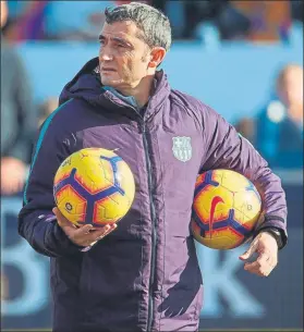  ?? FOTO: EFE ?? Ernesto Valverde solo ha dejado de ser líder en seis jornadas en una Liga y media