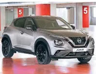  ?? FOTO: NISSAN ?? Wuchtig war der Nissan Juke schon immer. Die Sonderedit­ion Enigma fällt durch ihre futuristis­che Anmutung auf.