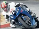  ??  ?? AVID RACER: Jason Joshua was still competing up until his death