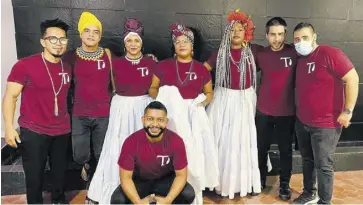  ??  ?? El grupo Tonada, desde Barranquil­la, creó la canción ‘Resistenci­a’.